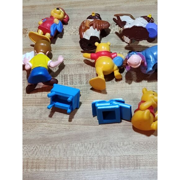 Huge Vintage Lot Of Disney Winnie The Pooh Figures Approx. 3" - Picture 13 of 14